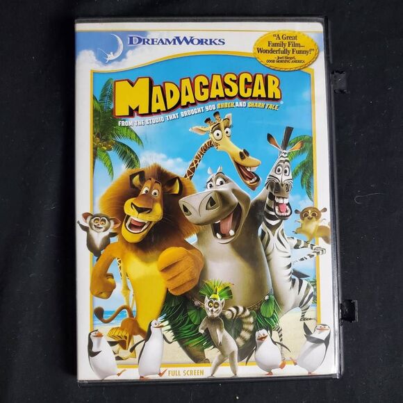 Madagascar Full Screen DVD DreamWorks Animated Comedy Family Fun - Picture 1 of 3